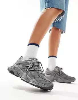 Кроссовки 9060 в тройном сером цвете New Balance