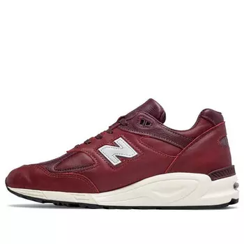 Кроссовки 990 v2 sneakers 'burgundy' New Balance, бургундия