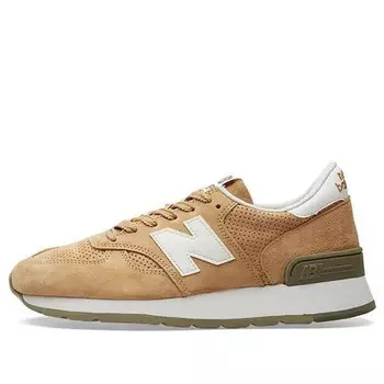Кроссовки 990v1 made in usa 'hemp' New Balance, бежевый