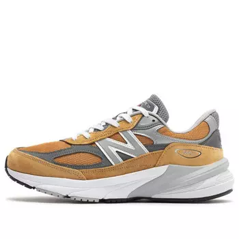 Кроссовки 990v6 made in usa 'wheat silver' New Balance, мультиколор