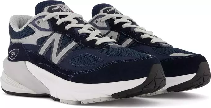 Кроссовки 990v6 New Balance, цвет Navy/Silver