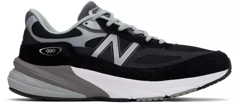 Кроссовки 990v6 «Сделано в США» New Balance, черный