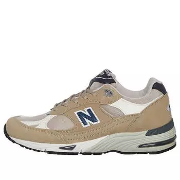 Кроссовки 991 made in england 'elm brown rice' New Balance, мультиколор