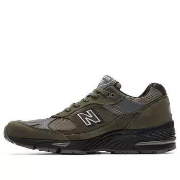 Кроссовки 991 made in england 'khaki sand' New Balance, коричневый