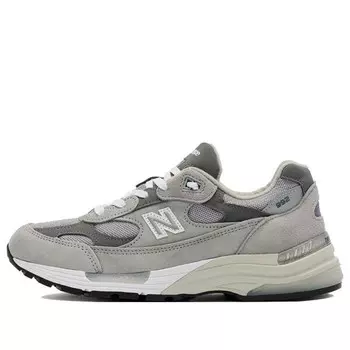 Кроссовки 992 made in usa 'grey' New Balance, серый