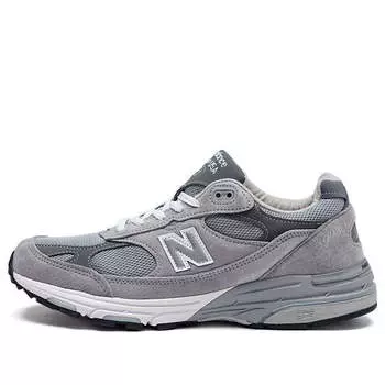 Кроссовки 993 made in usa 'grey white' New Balance, серый