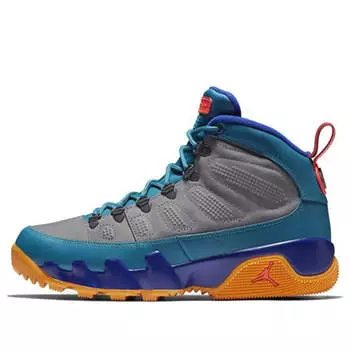 Кроссовки 9 retro boot nrg 'green abyss' Air Jordan, мультиколор