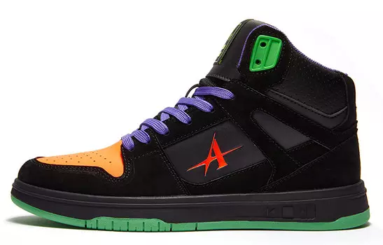 Кроссовки A1 Skateboarding Shoes Unisex High-top, серый/черный