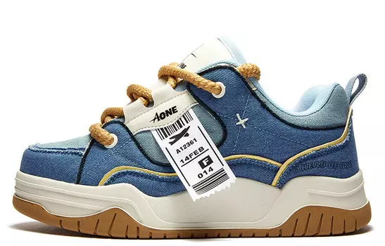 Кроссовки A1 Skateboarding Shoes Unisex Low-top, цвет Shadow Gray