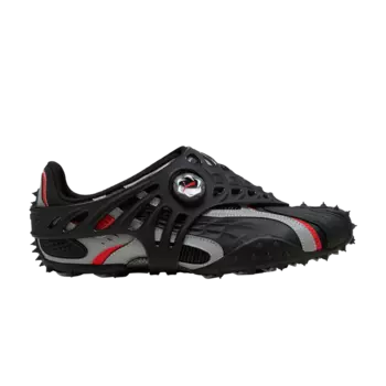 Кроссовки A$AP Rocky x Mostro Gabbia Leather 'Black Silver', черный