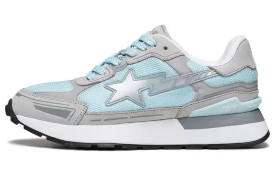 Кроссовки A BATHING APE Lifestyle Shoes Men Low-top, белый