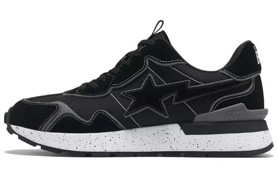 Кроссовки A BATHING APE Road Sta Express #1 Panelled Sneakers, черный