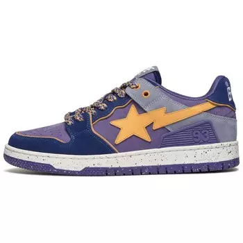 Кроссовки A BATHING APE SK8 Skateboarding Shoes Men Low-top, мятно-зеленый