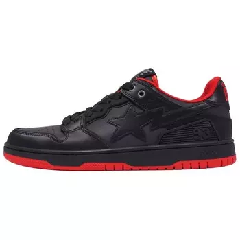 Кроссовки A BATHING APE SK8 Skateboarding Shoes Men Low-top, серебряный