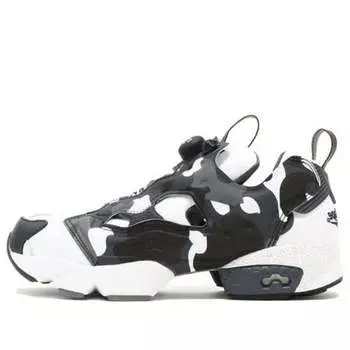 Кроссовки a bathing ape x mita x instapump fury 'white black camo' Reebok, белый