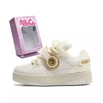 Кроссовки ABCIO Skateboarding Shoes Unisex Low-top, розовый