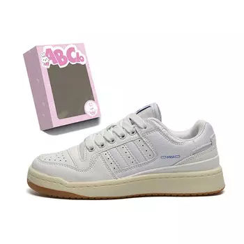 Кроссовки ABCIO Skateboarding Shoes Unisex Low-top, белый/черный