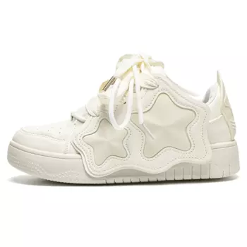 Кроссовки ABCIO Skateboarding Shoes Women's Low-top, белый/синий