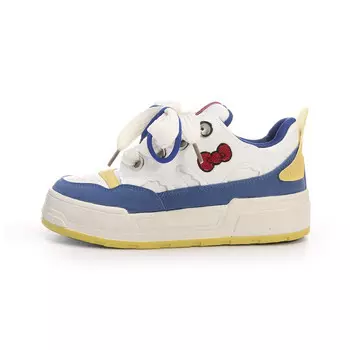 Кроссовки ABCIO Skateboarding Shoes Women's Low-top Blue, синий