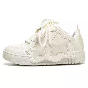 Кроссовки ABCIO Skateboarding Shoes Women's Low-top, белый