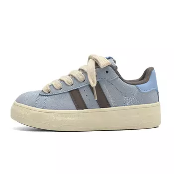 Кроссовки ABCIO Skateboarding Shoes Women's Low-top, синий/коричневый