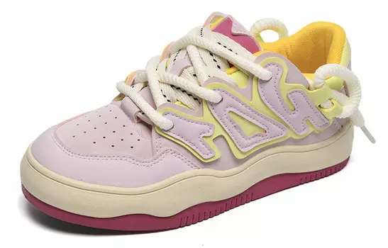 Кроссовки ABCIO Skateboarding Shoes Women's Low-top, бежевый