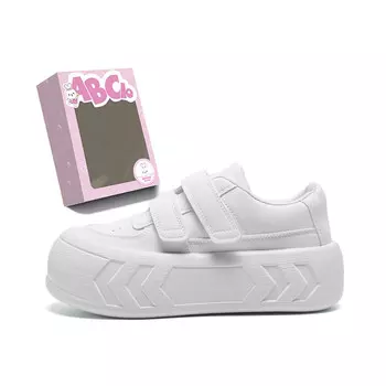 Кроссовки ABCIO Skateboarding Shoes Women's Low-top, белый