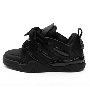 Кроссовки ABCIU Skateboarding Shoes Unisex Low-top Black, черный