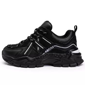 Кроссовки Abciu X Chunky унисекс с низким верхом черного цвета Seattle Palm