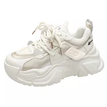 Кроссовки ABCYLM Chunky Sneakers Women's Low-Top, черный