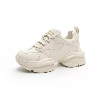 Кроссовки ABCYLM Chunky Sneakers Women's Low-top Beige, цвет Off White