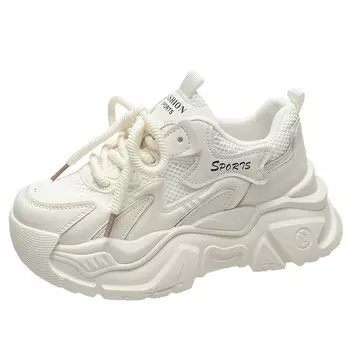 Кроссовки ABCYLM Chunky Sneakers Women's Low-Top, черный