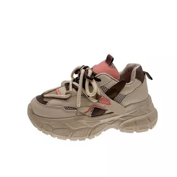 Кроссовки ABCYLM Chunky Sneakers Women's Low-Top, белый