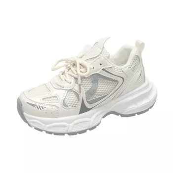 Кроссовки ABCYLM Chunky Sneakers Women's Low-Top, бежевый