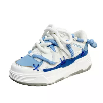 Кроссовки ABCYLM Skateboarding Shoes Unisex Low-top, белый/серый