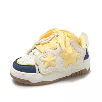 Кроссовки ABCYLM Skateboarding Shoes Women's Low-top, желтый