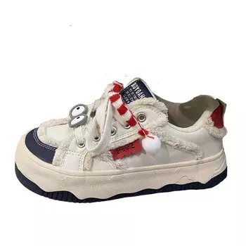 Кроссовки ABCYLM Skateboarding Shoes Women's Low-top Blue, синий