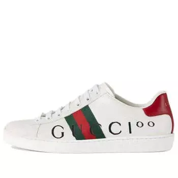 Кроссовки ace ' 100 print' Gucci, белый