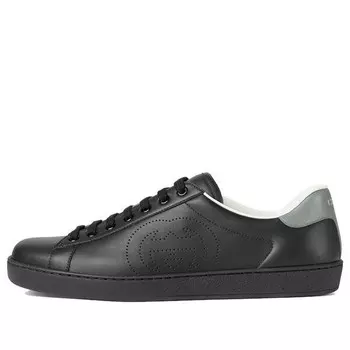 Кроссовки ace 'black gg' Gucci, черный