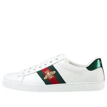 Кроссовки ace embroidered 'bee' 431942-a38g0-9064 Gucci, белый