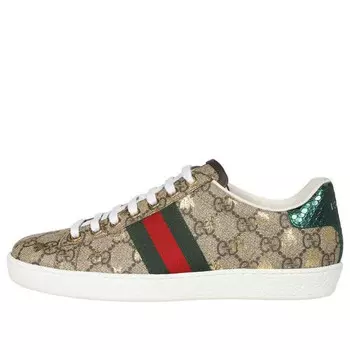 Кроссовки ace gg supreme 'bees' Gucci, бежевый