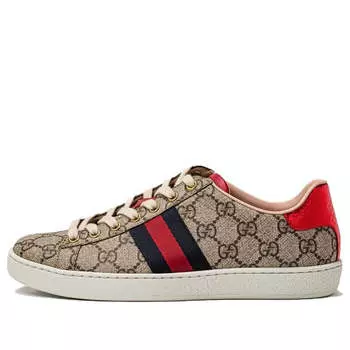 Кроссовки ace gg supreme 'beige' Gucci, бежевый