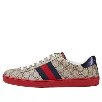 Кроссовки ace gg supreme Gucci, коричневый