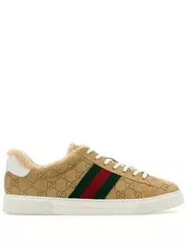 Кроссовки Ace Gucci, нейтральный цвет