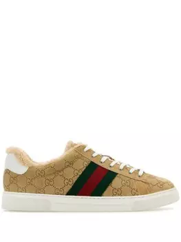 Кроссовки Ace Gucci, нейтральный цвет