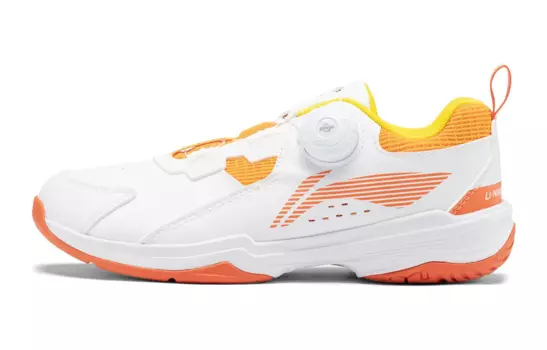 Кроссовки Ace Kids GS Low-top белые/оранжевые Lining, белый/оранжевый