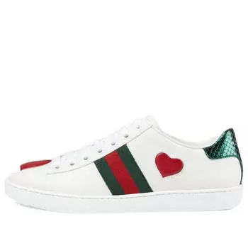 Кроссовки ace low Gucci, белый