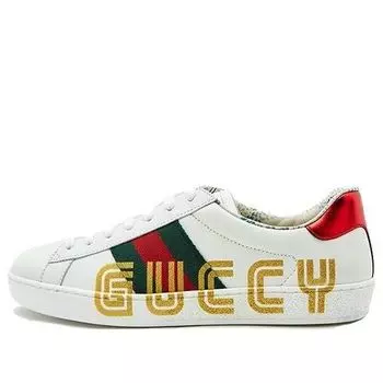 Кроссовки ace low Gucci, белый