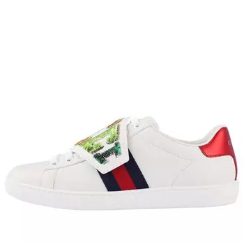 Кроссовки ace low ' patch' Gucci, белый
