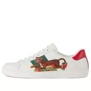 Кроссовки ace 'lunar new year - tiger' Gucci, белый
